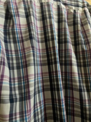 Camisa de cuadros hombre azul y morado