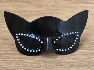 Disfraz gafas gata