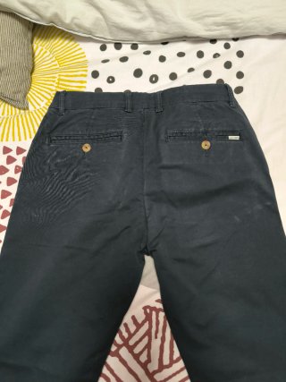 Pantalón chino Mango Teens azul marino Talla XS