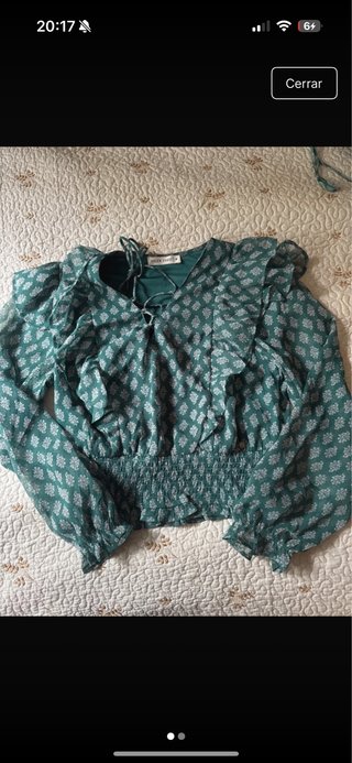 Blusa Green Coast manga larga