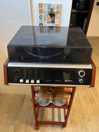 Hitachi DPK-305 giradischi radio e amp