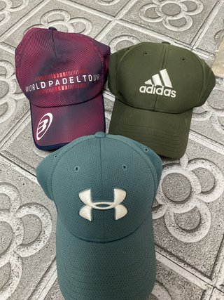 Lote 3 Gorras Deportivas (precio por unidad)