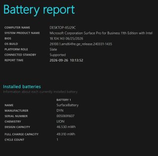 Microsoft Surface Pro 11 Ultra 5 236V 16Gb 1Tb ssd