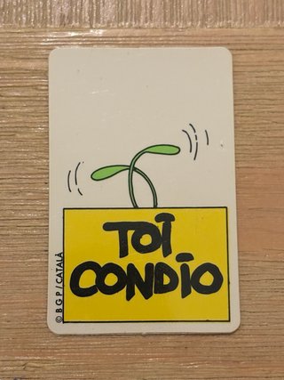 Cromo Toi DE BOLLYACO SIN PEGAR 1 unidad