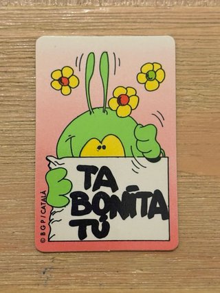Cromo Toi DE BOLLYACO SIN PEGAR 1 unidad