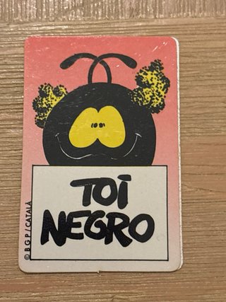 Cromo Toi DE BOLLYACO SIN PEGAR 1 unidad