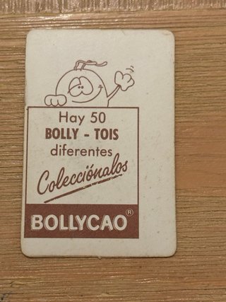 Cromo Toi DE BOLLYACO SIN PEGAR 1 unidad