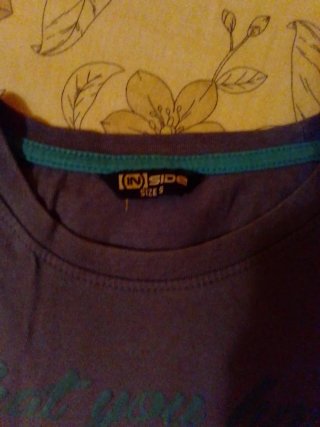Camiseta de manga larga azul