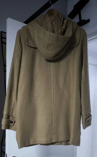 Abrigo de paño Sfera beige