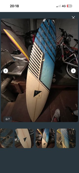 Tabla de surf con diseño
