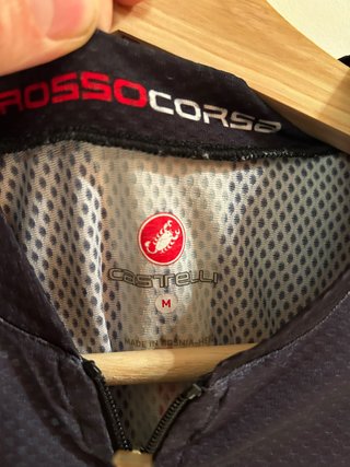 Maillot ciclismo Castelli Rosso Corsa azul M