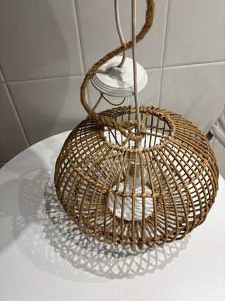 Lámpara Colgante de Ratán