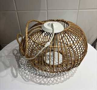 Lámpara Colgante de Ratán