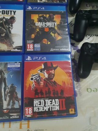 Lote juegos y mandos ps4