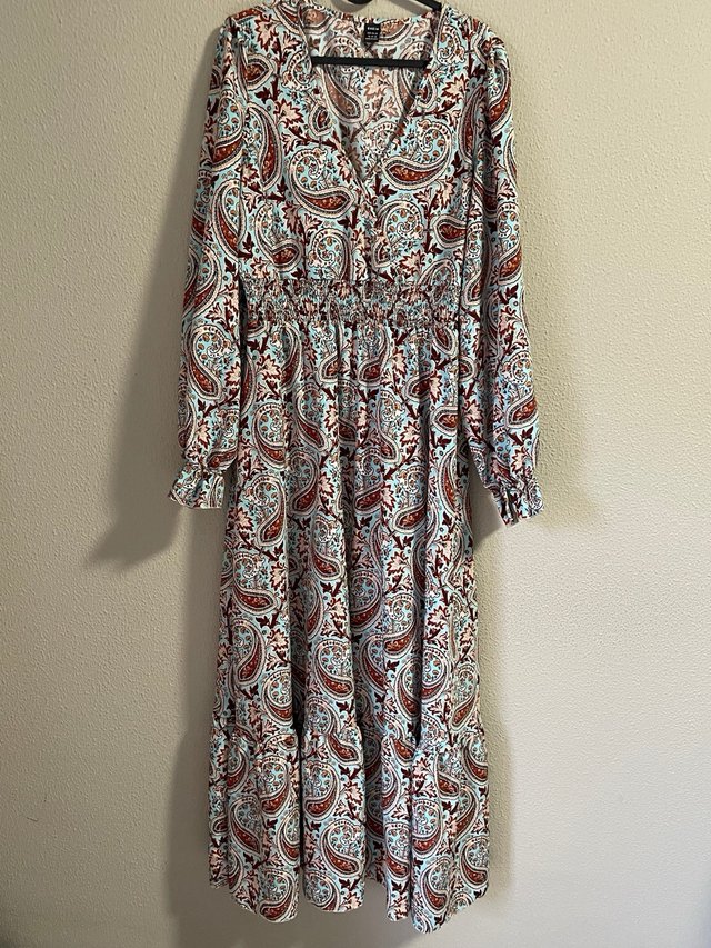 Vestido maxi estampado XL 44 - Boho