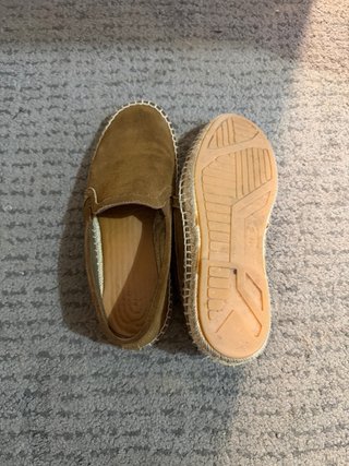 Alpargatas hombre marrón ante talla 41 - Mango