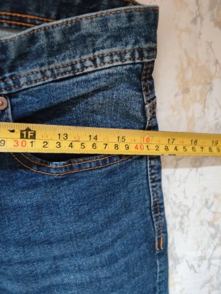 Pantalón vaquero recto hombre talla 38