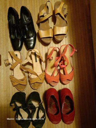 Lote de 5 pares de zapatos variados