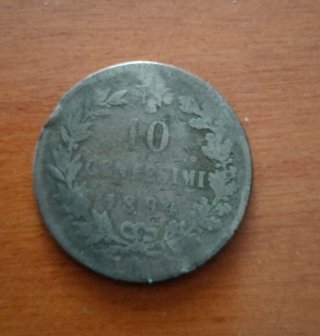 Lote de 2 Monedas Italianas Antiguas