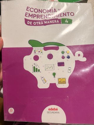 Economía y emprendimiento de otra manera ESO 4to
