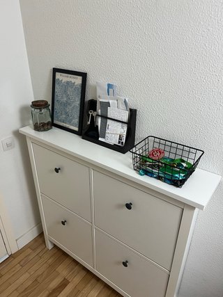 Zapatero blanco IKEA Hemnes (4 compartimentos)