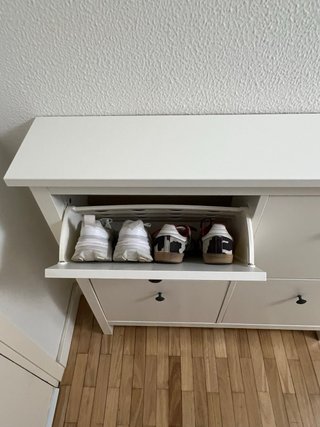 Zapatero blanco IKEA Hemnes (4 compartimentos)