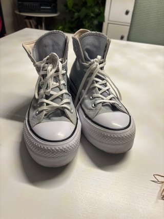 Converse All Star Plataforma Gris