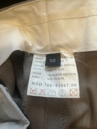 Traje de hombre beige