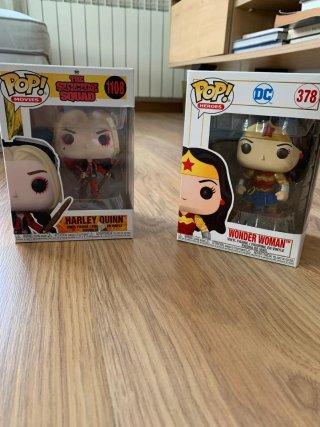 Funko Pop DC Harley Quinn y Wonder Woman