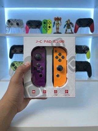 Mandos Joy-Con Nintendo Switch Morado y Naranja