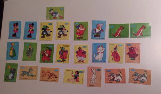 Lote cromos Cropán Disney 1975