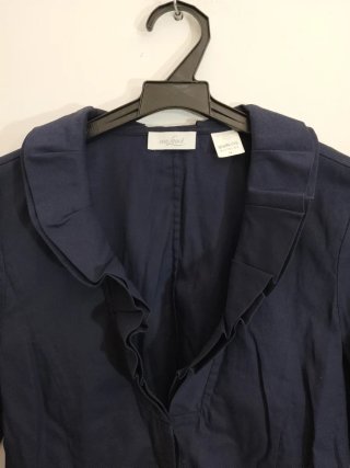 Blusa Van Laack Azul Talla XS
