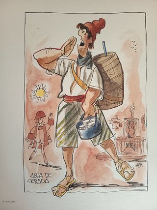 Láminas Tipos de Madrid Antonio Mingote