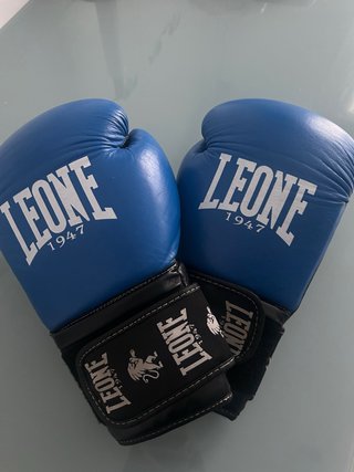 Guantes de boxeo Leone 1947 azules
