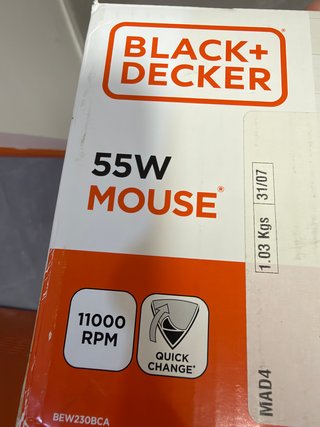 Lijadora Black+Decker Mouse BEW230BCA-QS