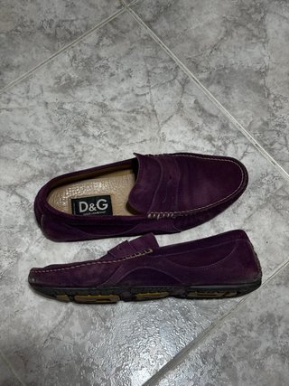 Mocassini viola Dolce & Gabbana