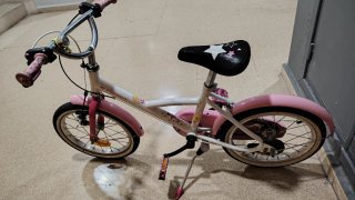 Bicicleta infantil rosa