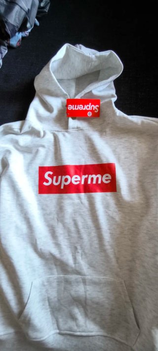 Sudadera Supreme Gris