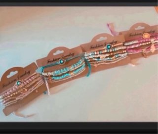 Pack 4 pulseras mal de ojo nuevas