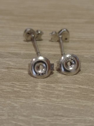Pendientes gato plata 925