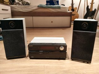 Minicadena Sony CD, Bluetooth, Radio FM/AM
