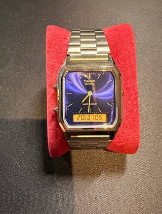 Reloj Casio AQ-230EGG-2AEF Azul y Plateado