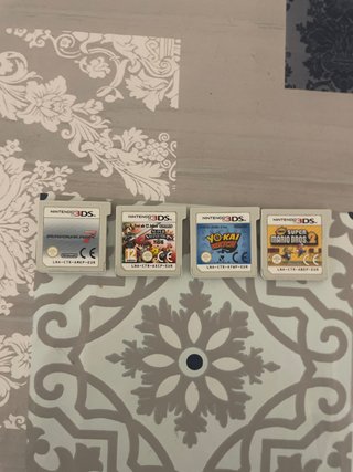 Pack 4 Juegos Nintendo 3DS: Mario Kart 7, Smash Br