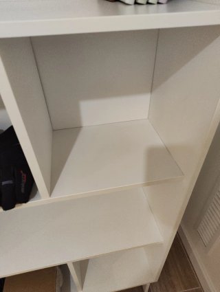 Estantería Blanca Asimétrica