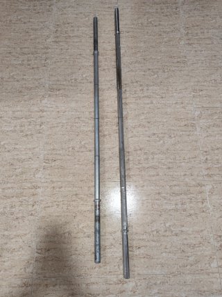 ♥️ 2 Barras de Gimnasio Decathlon (150cm y 165cm)