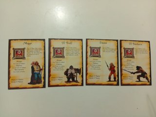 Cartas de Personajes Heroquest