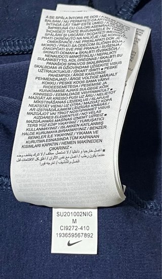 Sudadera Nike PSG Tech Pack Azul Talla M