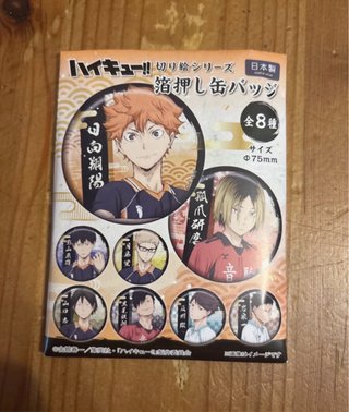 Haikyuu chapas oficiales grandes