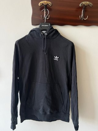 Felpa con cappuccio Adidas Originals Nera Taglia L