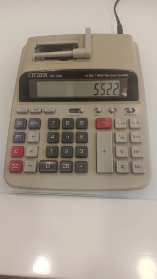 Calculadora Impresora Citizen CX-131II